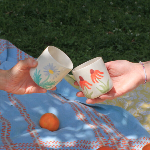 Wild Flower hrnek - Růžová echinacea