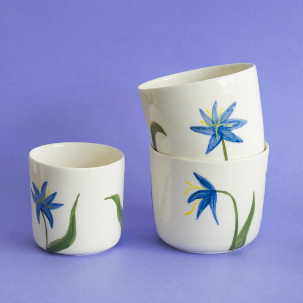 Wild Flower hrnek - Modrý ladoník