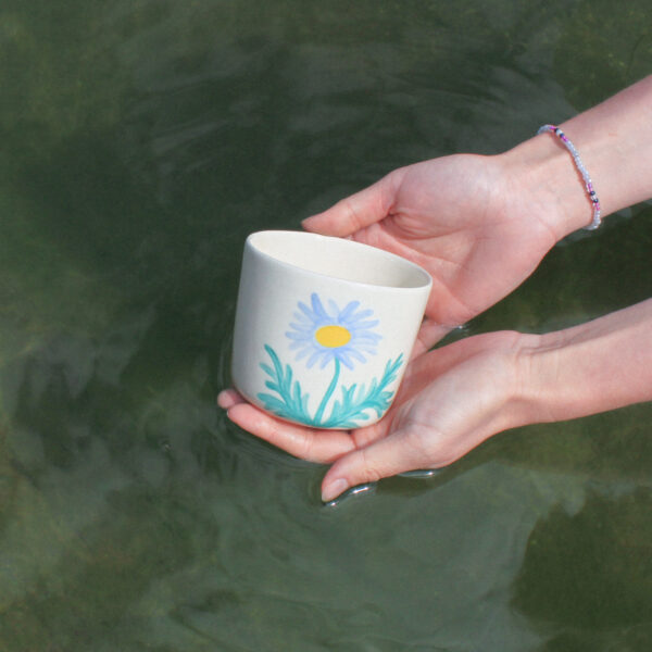 Wild Flower hrnek - Modrá sasanka