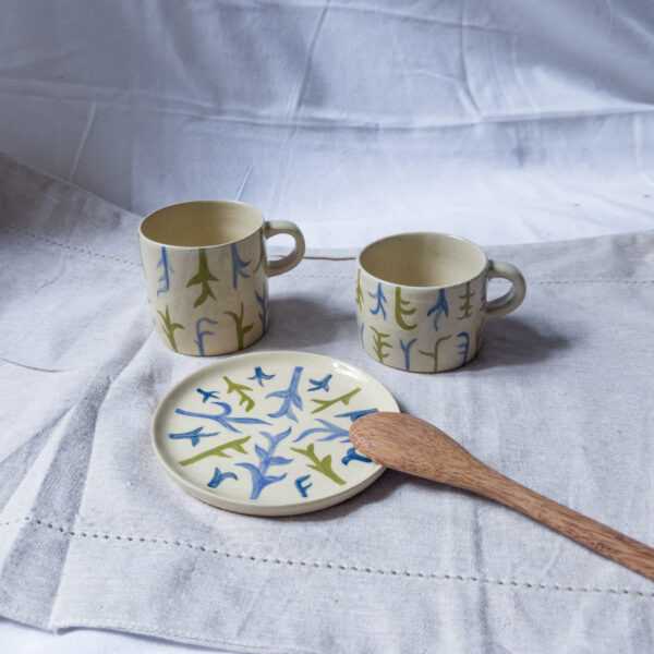 Talíř s rostlinami