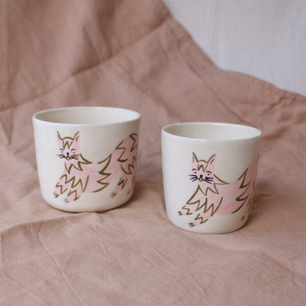 Zvířátka - Růžová kočka