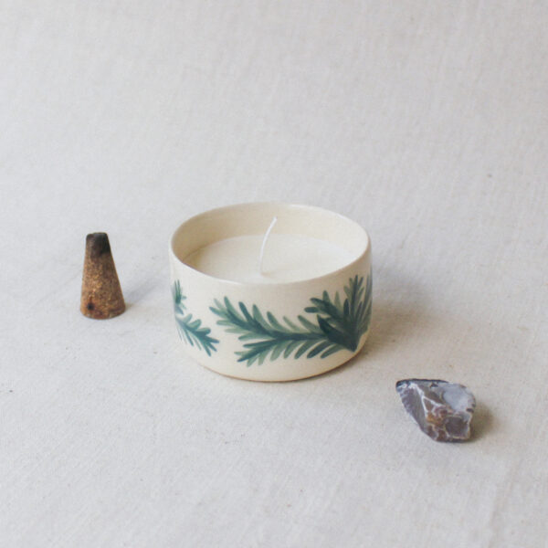 Svíčka s jehličím